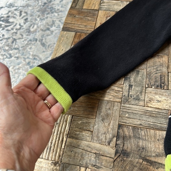 Jack B Quick Petite Football Cheerleader Hoodie Knit Cardigan - Picture 3 of 13